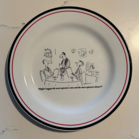 Restoration Hardware The New Yorker 2004 Porcelain Cheese Set of 6 Original Box - Picture 6 of 16